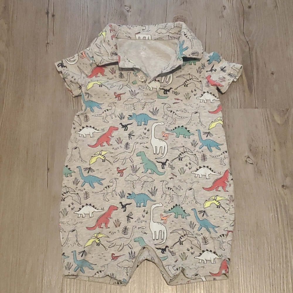 🧡 GAP | Toddler Summer Romper | Dinosaurs